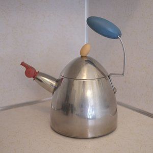 Vintage Kettle, Michael Graves Designed Stainless Steel Whistle Teapot Kettle 3